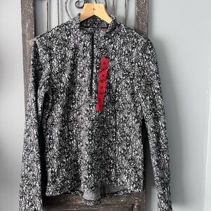 Spyder Active Black and Gray Fleece 1/4 Zip